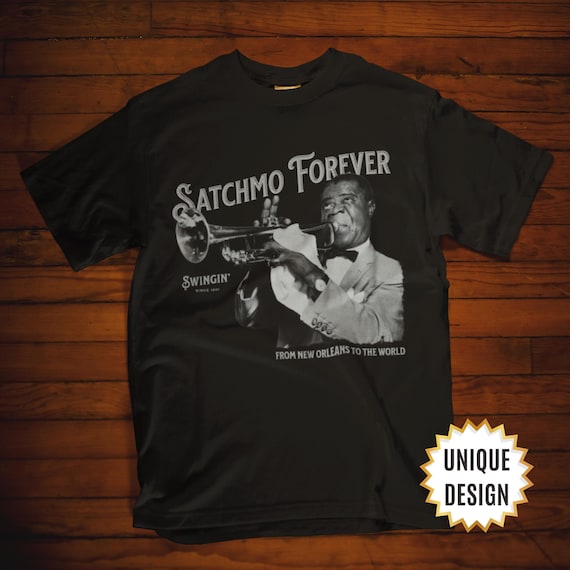 Satchmo T-shirt Louis Armstrong Tribute Gift for Jazz Lover T