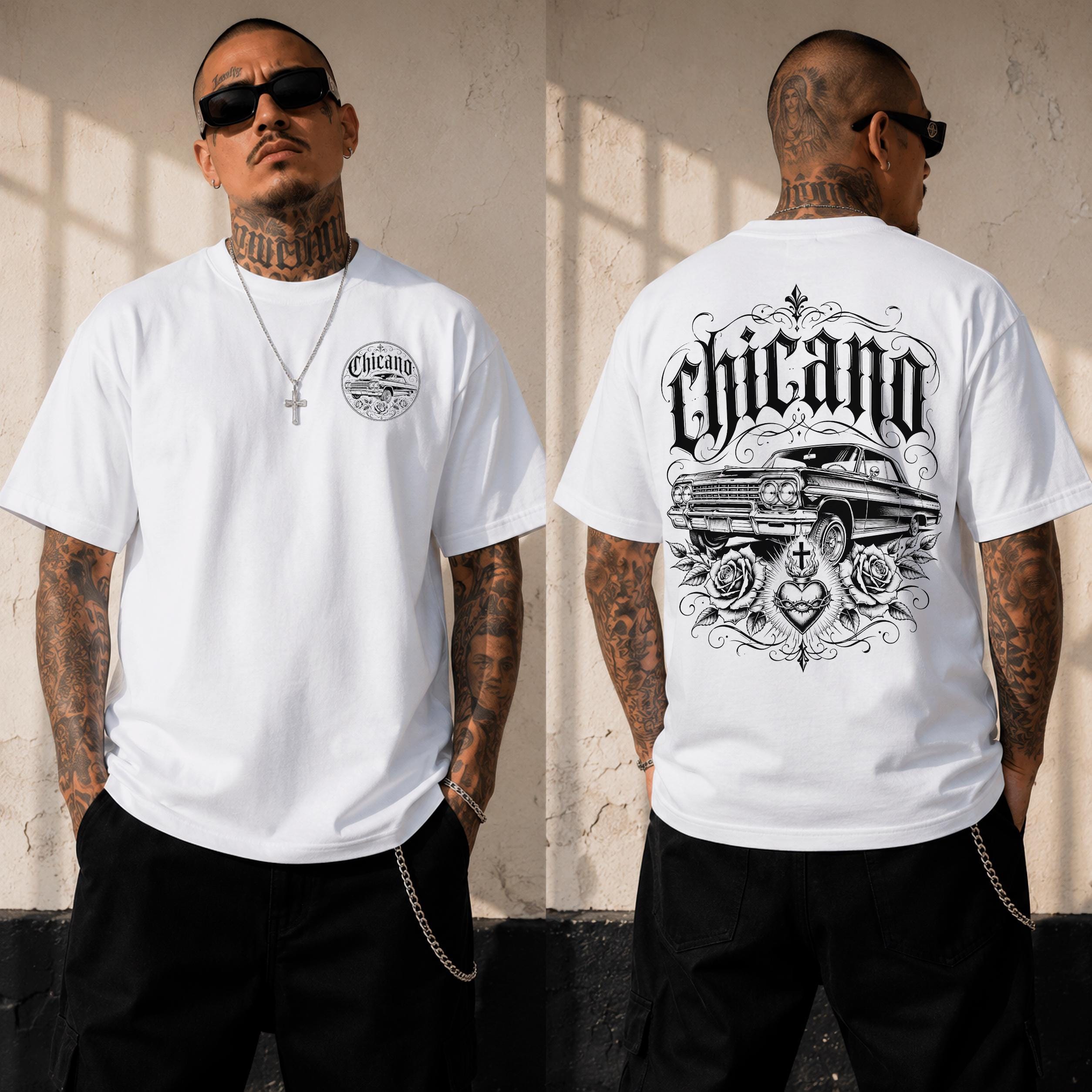 Chicano Lowrider Shirt: Cholo Style T-shirt | Barrio Culture Fan