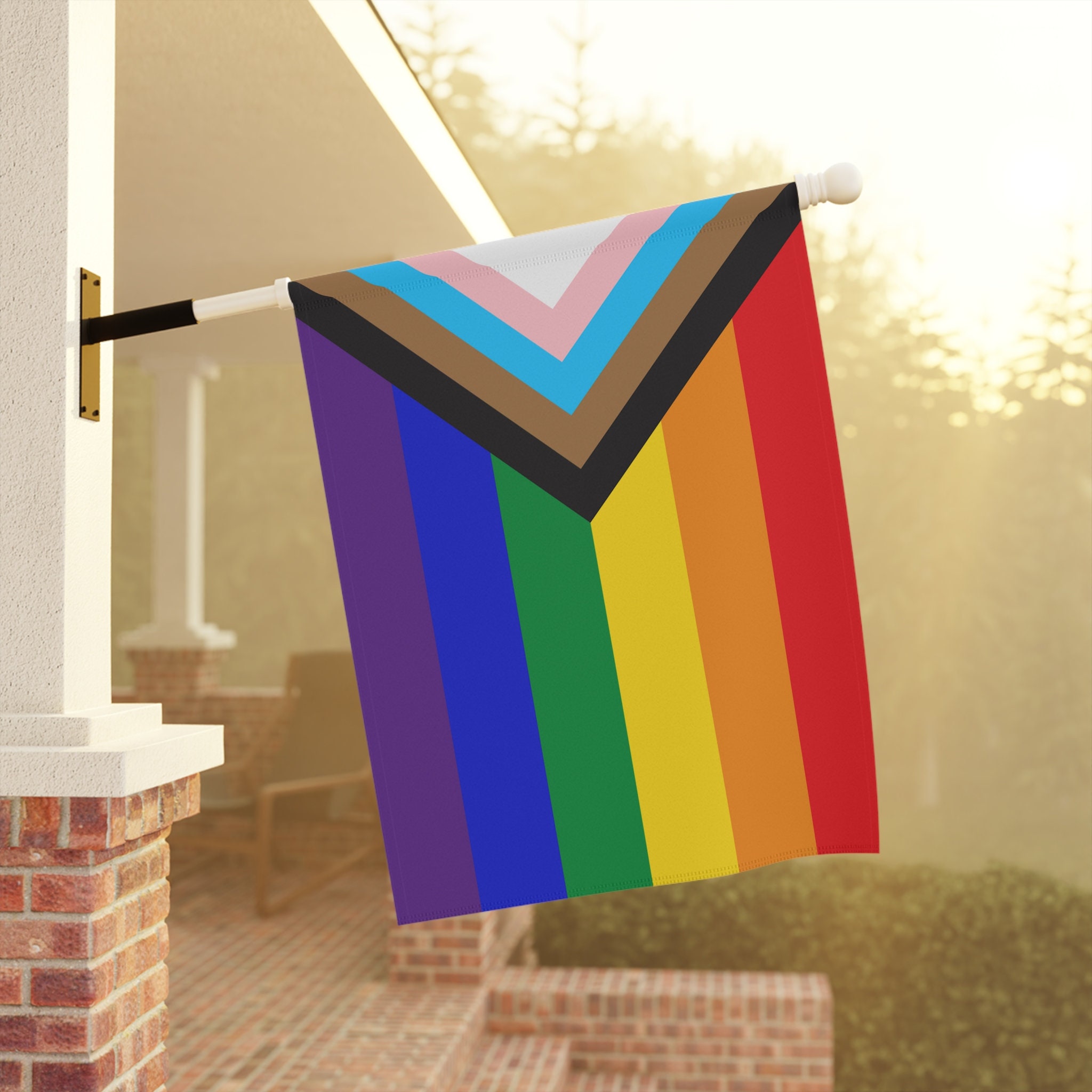 Discover Lgbt Flag | Pride Party | Progress Pride Flag | Equality Garden Flag | Pride Month | Lgbt Gay Lesbian Bi Trans Party Gift | Lgbtq Flags