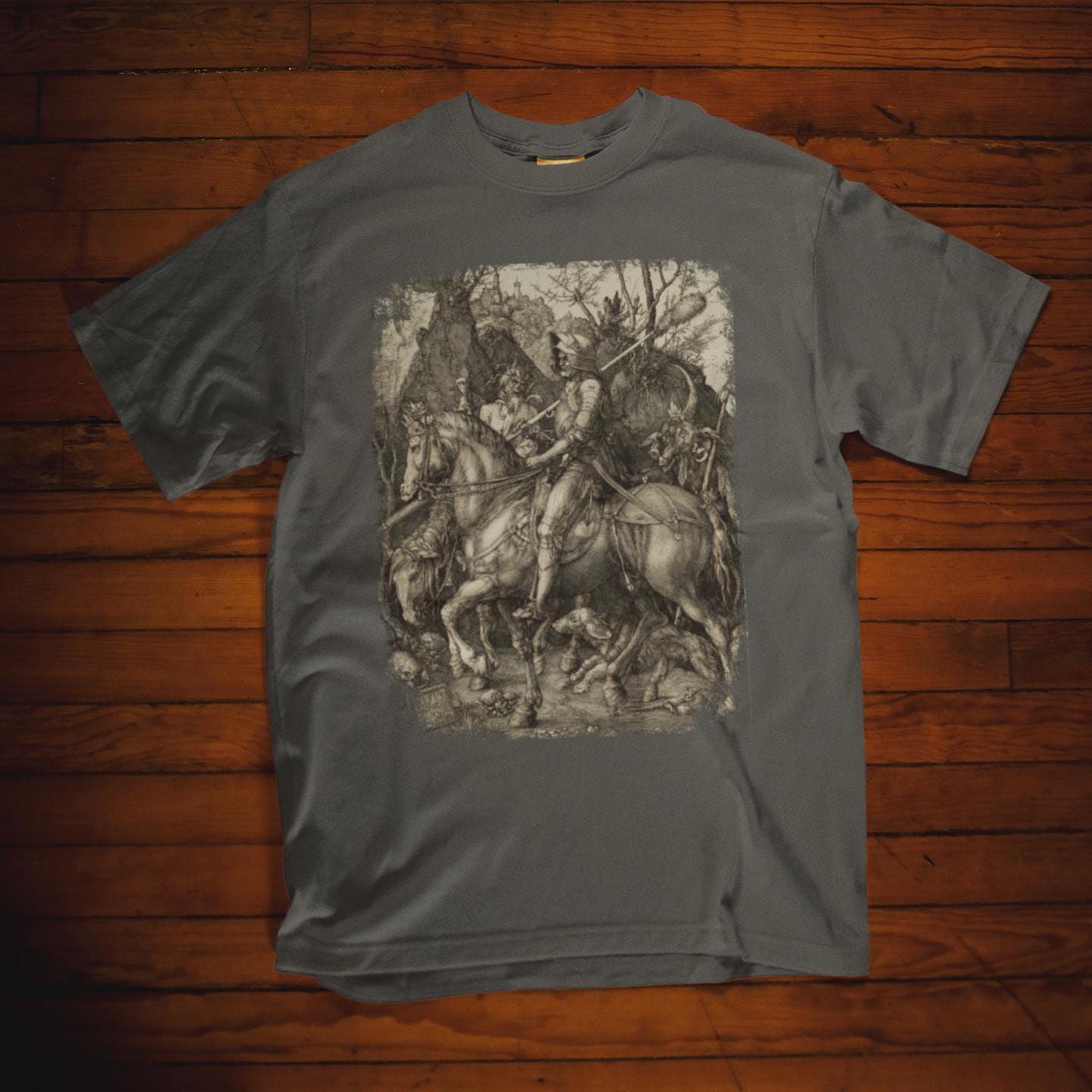 Albrecht Dürer Knight Death and the Devil T-shirt Fine Art Gift for Art ...