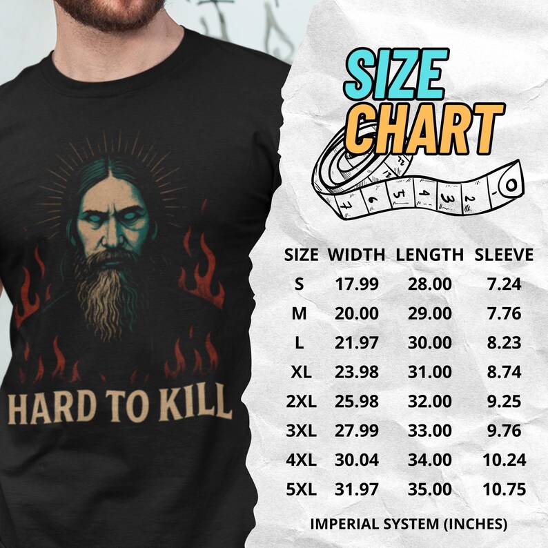 Mystical Rasputin t-shirt featuring a dark grunge occult illustration inspired by the legendary Russian mystic, with gothic aesthetic and esoteric symbolism. Funny dark humor shirt for history lovers, occult fans, and gothic style enthusiasts, designed with a vintage distressed look.