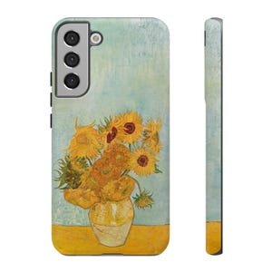 Van Gogh Sunflowers Samsung Phone Case – Fine Art Ultra Plus Cover for Samsung S24, S23, S22 & All Models. Perfect Gift for Art Lovers. Featuring Van Gogh's famous painting, this case combines style and protection for your device