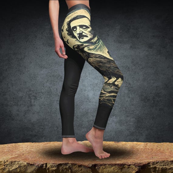 Edgar Allan Poe Gothic Leggings 