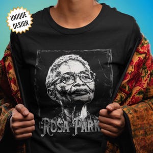 Rosa Parks T-Shirt Unisex, Civil Rights Activist Shirt, Black History Month Tee, Social Justice Graphic Tee, African American History Gift
