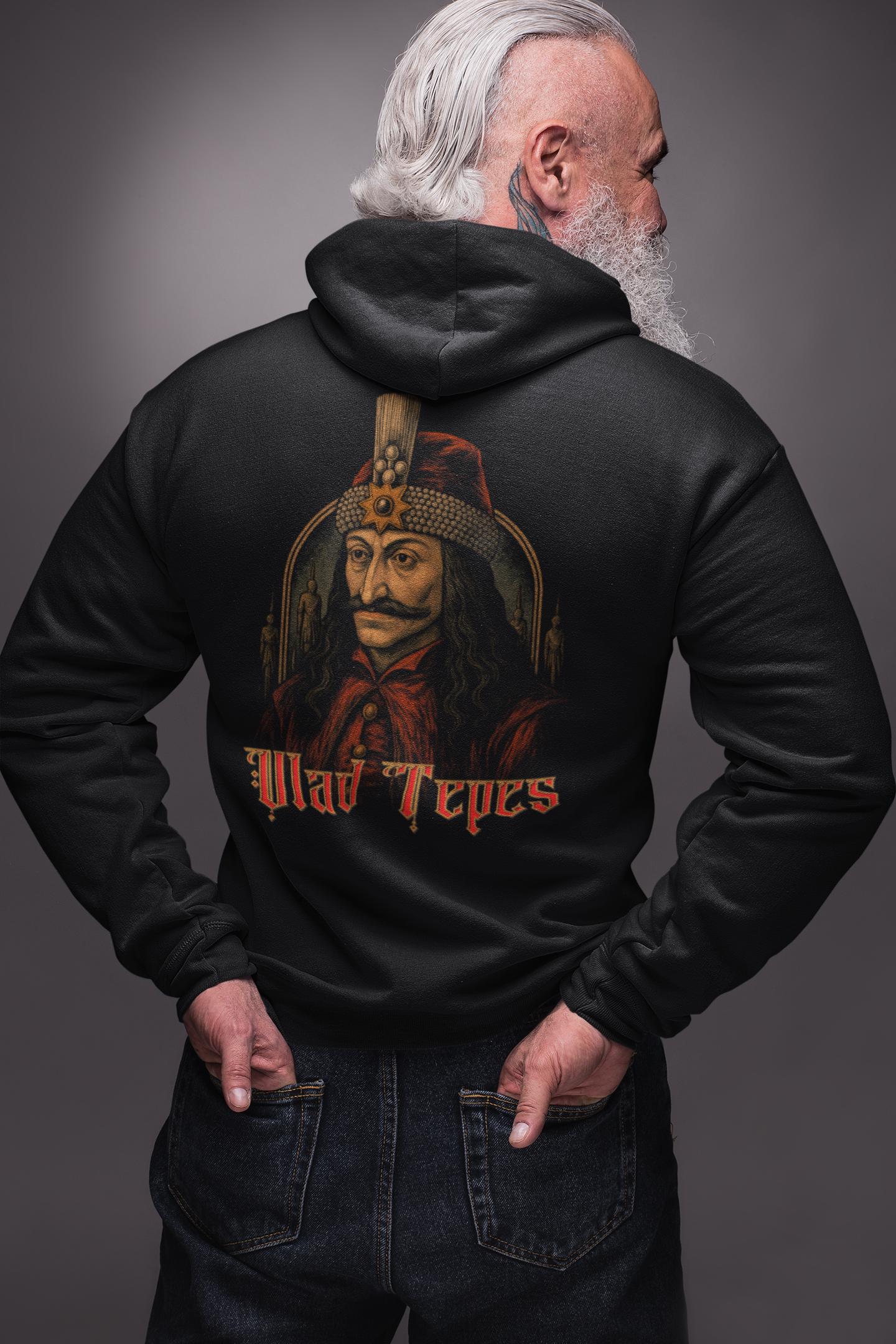 helymore Heren middeleeuwse vintage hoodie steampunk sweatshirt lange mouwen sportswear gothic pullover met veters, wijnrood, M