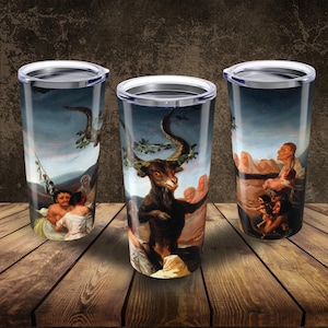 Witches&#39; Sabbath by Francisco Goya Tumbler Art Lovers Gift Travel Mug Famous Painting Fine Art Coffee Mug El Aquelarre Tumbler Goya Print
