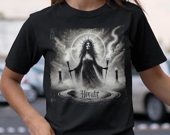 Hekate Greek Mythology Goddess Shirt, Witch Gift Tee, Pagan Graphic T-Shirt, Occult Symbol Top, Wiccan Clothing, Hecate Shirt Gift for Her
