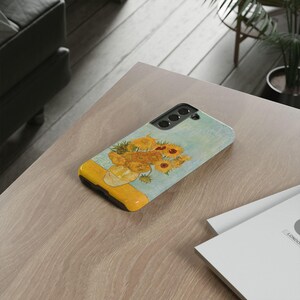 Van Gogh Sunflowers Samsung Phone Case – Fine Art Ultra Plus Cover for Samsung S24, S23, S22 & All Models. Perfect Gift for Art Lovers. Featuring Van Gogh's famous painting, this case combines style and protection for your device