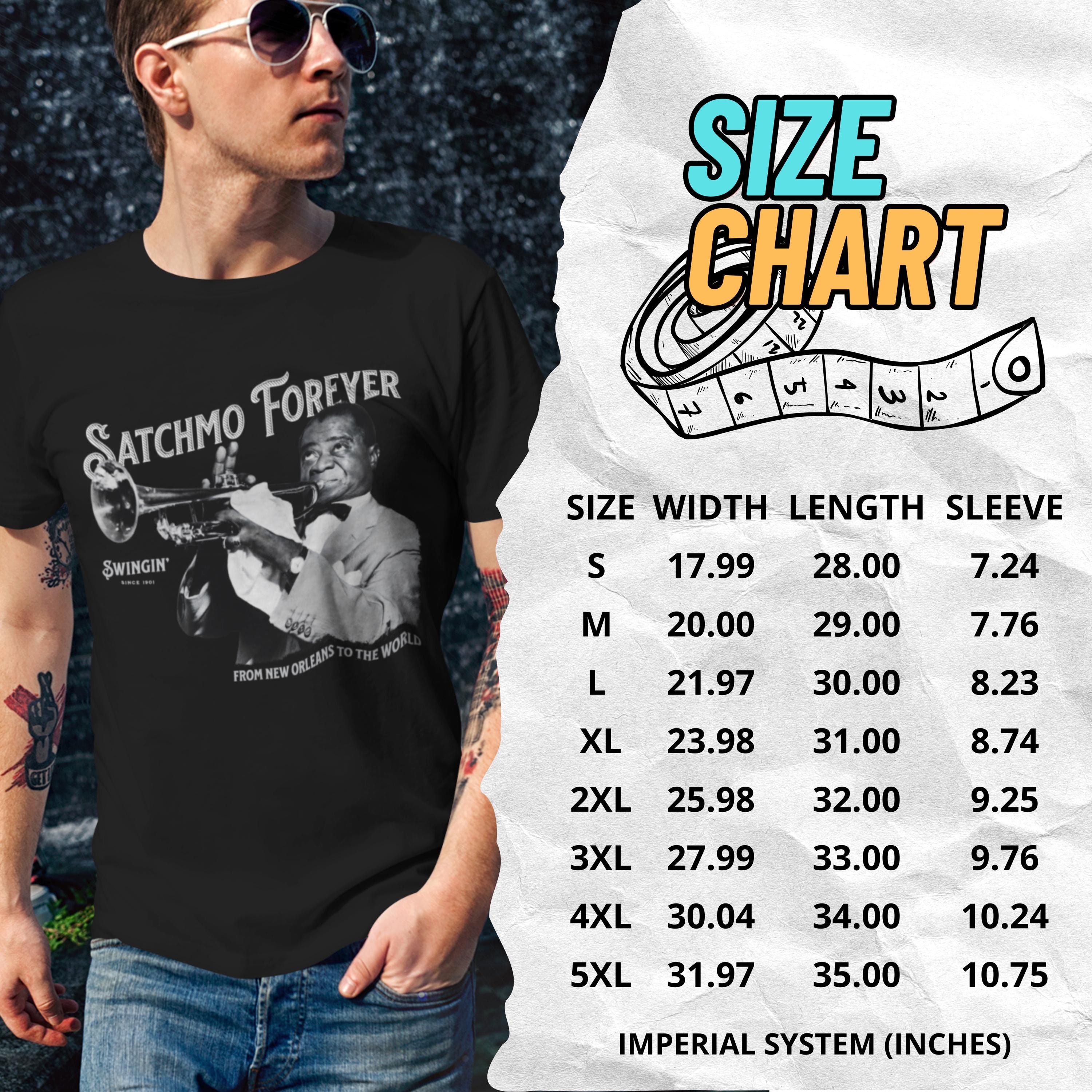Satchmo T-shirt Louis Armstrong Tribute Gift for Jazz Lover T