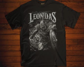 Leonidas Sparta Shirt: Spartan Warrior Tee | Ancient Greece History T-Shirt | 300 Spartan King | Greek Warrior Gift