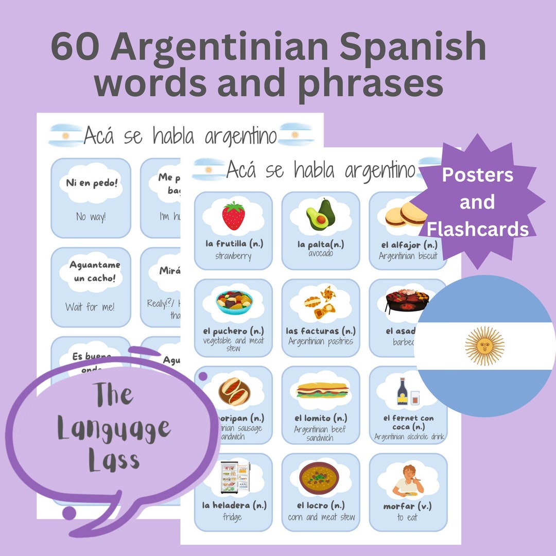 Translate English To Argentinian Spanish 60 Argentinian Spanish Words and Phrases Argentine Spanish Español