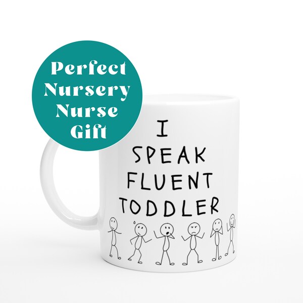 Perfect Nursery Nurse Gift | Fluent Toddler Teacher Gift | Childminder Appreciation | Kindergarten Teacher Gift | Male Teacher Gift