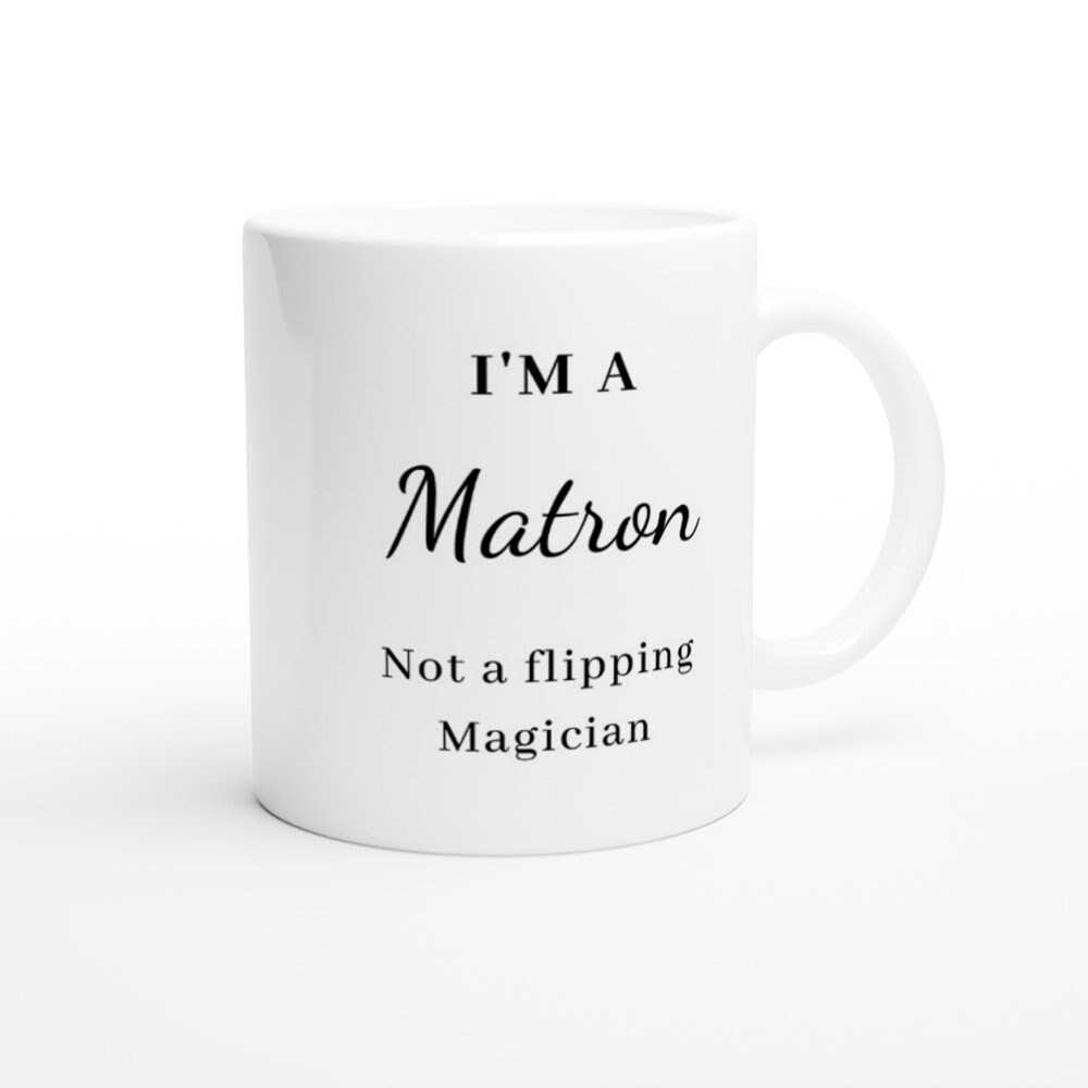 Funny Gift for Matron Nurse, Matron Gifts, Matron Mug, Matron Nurse Gift, Matron Swear Gift, Nurse Promotion Gift, Funny Matron Gift