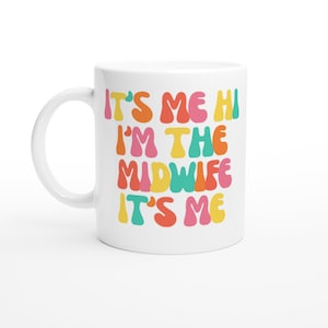 Midwife mug, Gift for midwife, Midwife Thank You Gift, Tropical design, Midwife coffee mug, Midwife Tea Cup, Student Midwife Gift Mug