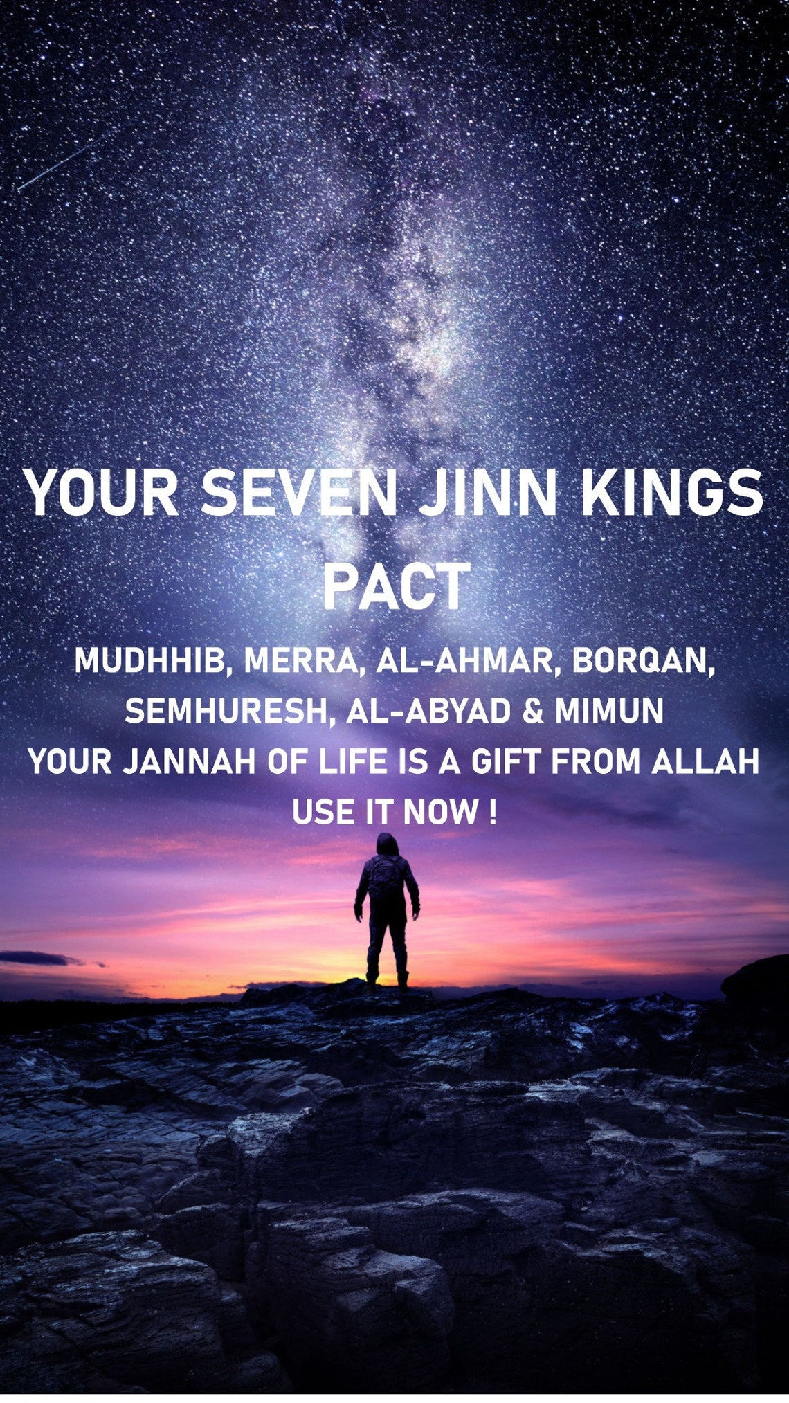 Seven Jinn Kings Pact Mudhhib Merra Al-ahmar Borqan - Etsy