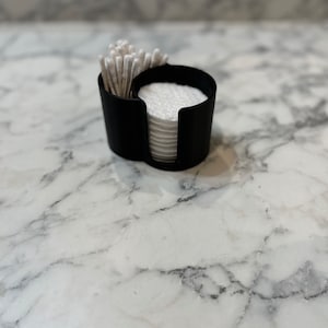 Duo Harmony: Twin Circle Q-tip and Cotton Pad Holder