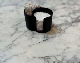 Duo Harmony: Twin Circle Q-tip and Cotton Pad Holder