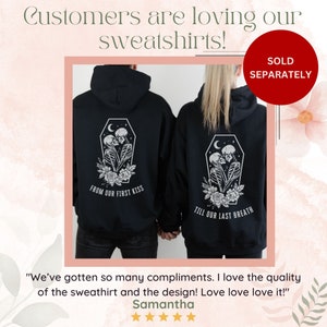 Matching Couple Shirt, Anniversary Gift For Wife, Honeymoon Shirt, Skeleton Newlywed Sweatshirt, Couple Skeleton Hoodie, Unique Wedding Gift, Couple Valentines Shirt, Valentines Day Gift