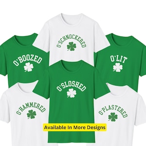 Chemise drôle de groupe de la Saint-Patrick, chemise drôle de Saint-Patrick, t-shirt assorti Saint Pattys, t-shirt assorti pour boire la Saint-Patrick