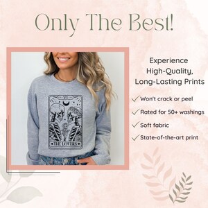 The Lovers Tarot Sweatshirt Engagement Gift, Matching Couple Shirt, Honeymoon Shirt, Tarot Sweatshirt Newlywed Shirt, Couple Skeleton Hoodie, Birthday Gift For Wife, Birthday Gift For Girlfriend, Wedding Gift for Couple, Anniversary Sweatshirt