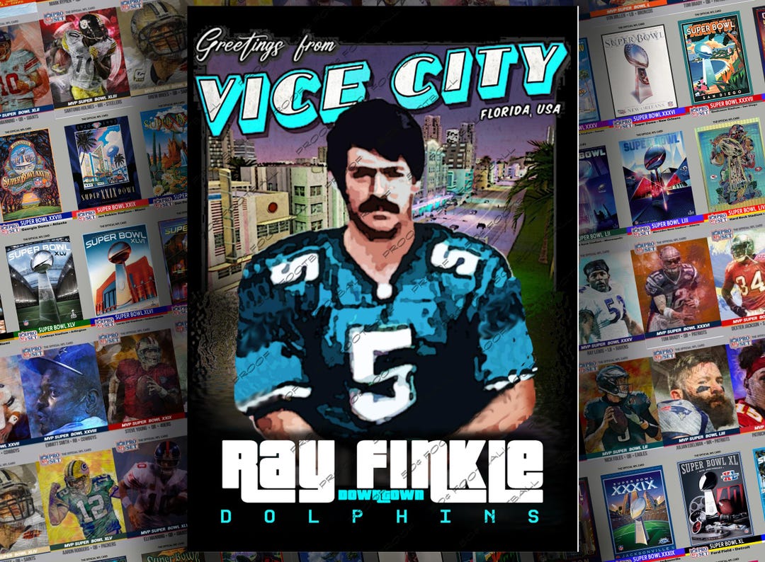Ray Finkle Vice City Custom Trading Card - Dolphins Ace Ventura - Etsy