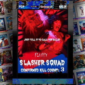 Creepshow Fluffy The Crate Slasher Squad Horror Movie Custom Trading Card!  Tom Savini George A Romero Stephen King