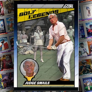 Judge Smails Ted Knight Caddyshack Golf Legends Custom Trading Card
