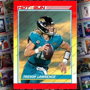Trevor Laurence Jacksonville Jaguars Quarterback HOT GUN Kundenspezifische Sammelkarte