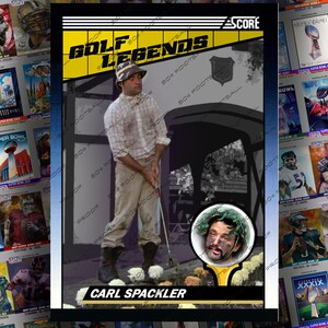 Carl Spackler Bill Murray Caddyshack Golf Legends Kundenspezifische Sammelkarte