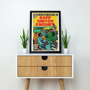 MF DOOM - ラップ スニッチ クニッシュ - MM...F00D - キャンバス ポスター - ヒップホップ ポスター - スラム街 - 寝室ポスター - 壁装飾 - ヴィンテージ ポスター アクティブ