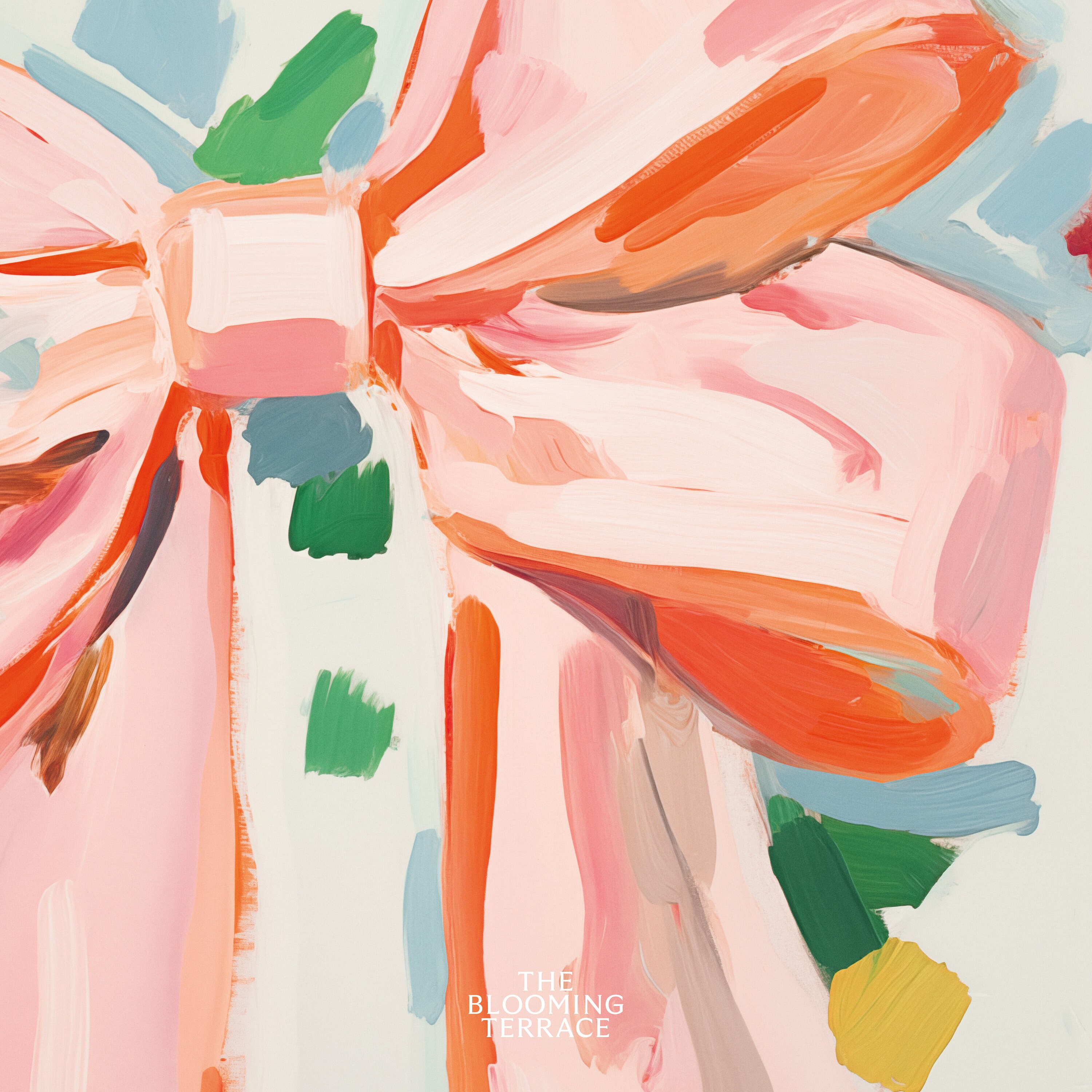 Pink Bow Art Print, Preppy Ribbon Room Decor, Coquette Room Decor ...