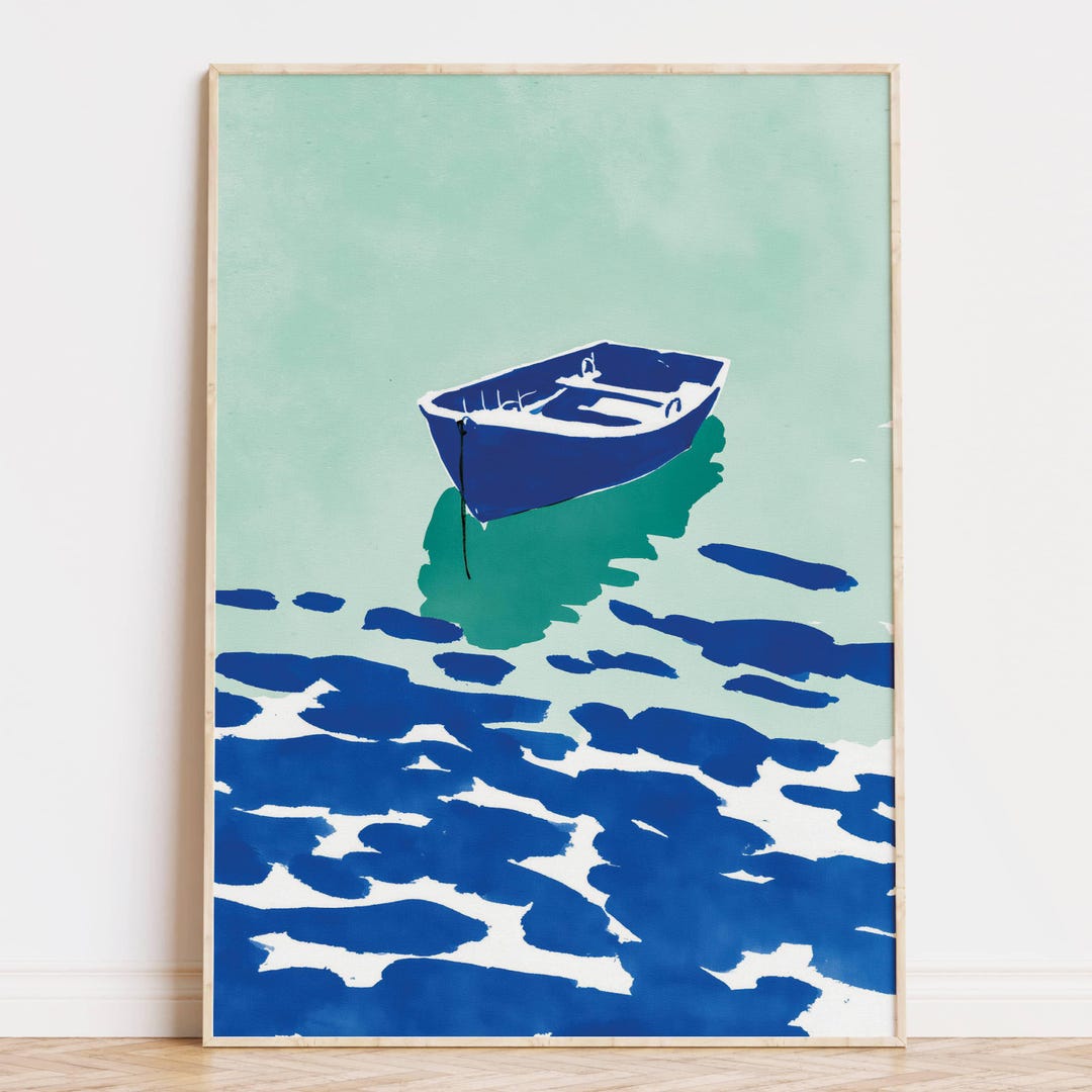 Minimal Seagull Art Print, Coastal Bird Wall Art, Calm Beach Decor ...