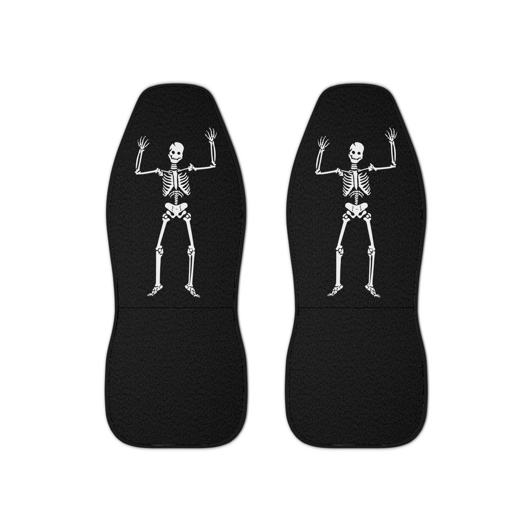 Halloween Cart Seat Cover Skeleton Halloween Scary Car Seat Etsy