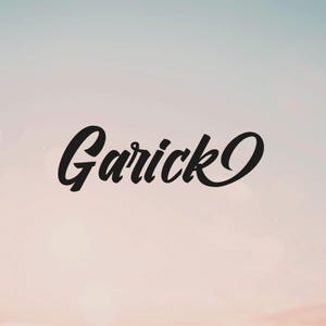 Garick Font - Handwritten Font, Modern Font, Cursive Font, Fonts for Cricut, Lettering Fonts, Cricut Fonts, Script Font, Procreate Font