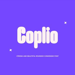 Coplio Font - Sans Font, Cricut Font, Modern Font, Condensed Font, Procreate Fonts, Fonts for Cricut, Logo Font, Modern Font, Round Font