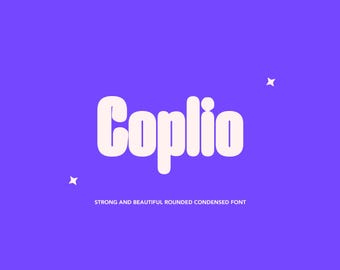 Coplio Bold Rounded Condensed Sans-Serif - Canva, Branding, Packaging, Poster, Headline, Apparel, Display, Modern Font