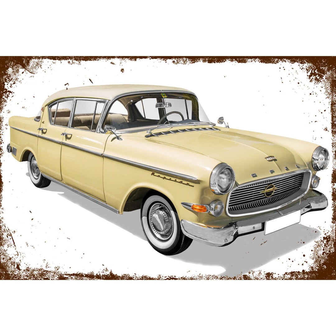 Retro Tin Sign Car Oldtimer Car 30 X 20 Cm Metal Sign Vintage 0807 - Etsy