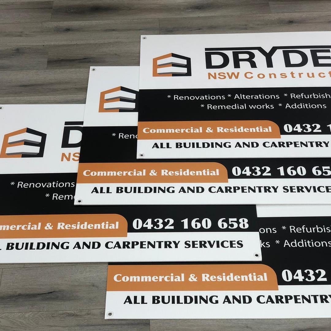 Corflute Sign Board Sign With Eyelets Etsy Australia