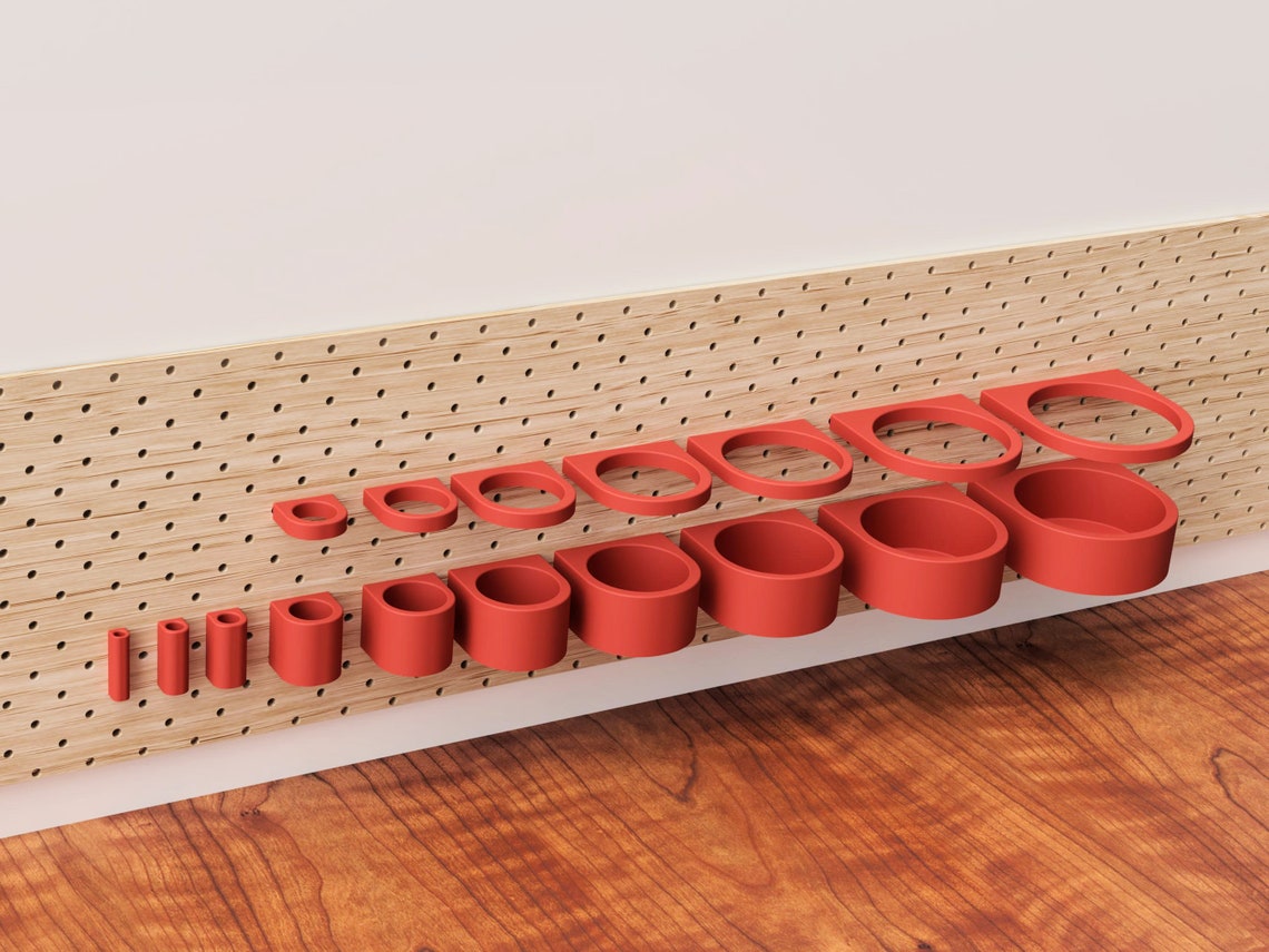 3D Printable Pegboard Hook Accessories Digital Files Bundle Etsy 3D Printable Pegboard Hook Accessories Digital Files Bundle Etsy
