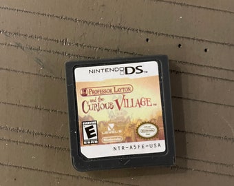 Professor Layton and the Curious Village (Nintendo DS) game