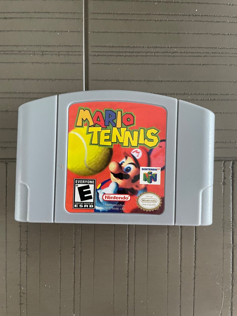 Mario Tennis 64 nintendo 64 N64 Game Etsy