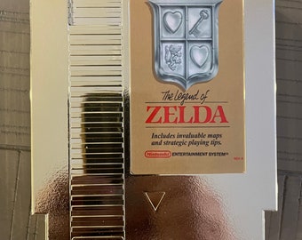 Jeu Legend of Zelda - GOLD Cart (Nintendo NES)