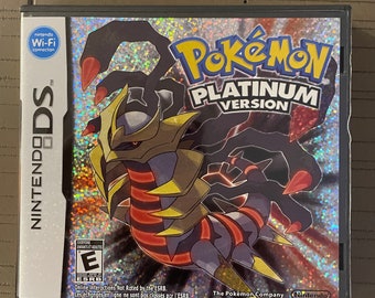 Pokemon Platinum Version (Nintendo DS) game + case