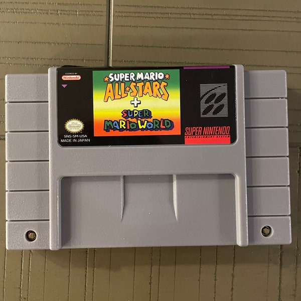 Super Mario All Stars + Super Mario World (Super Nintendo SNES) game