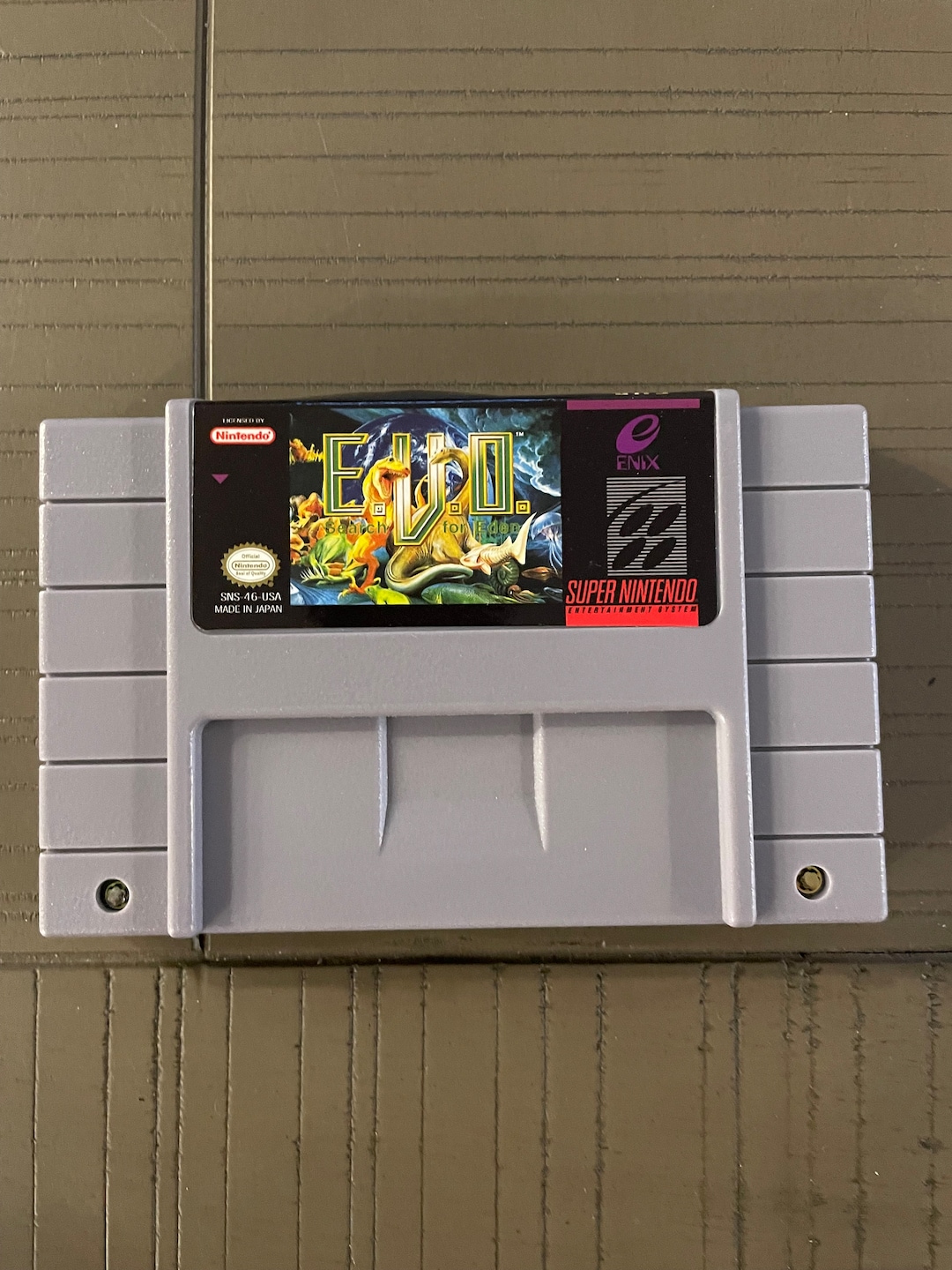 EVO Search for Eden super Nintendo SNES Game Etsy