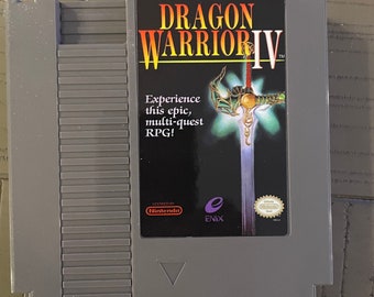 Dragon Warrior IV 4 (Nintendo NES) game