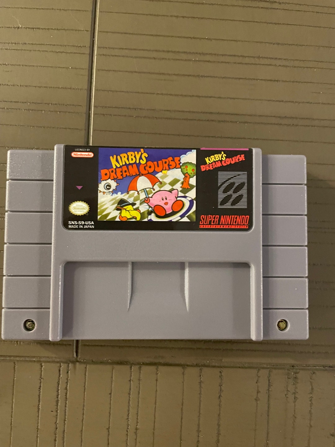 Kirbys Dream Course super Nintendo SNES Game Etsy