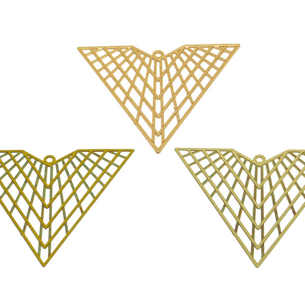 Triangle Web Charm - Etsy