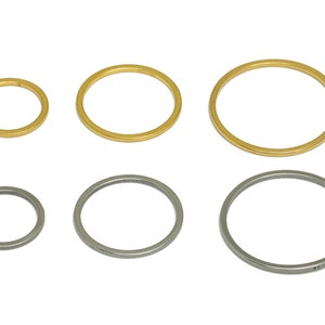 Stahl Kreis Ringe, Edelstahl 201, Kreis Verbinder, Edelstahl Verbinder, Kreis Ring, Stahl Kreis Verbinder, Vergoldung