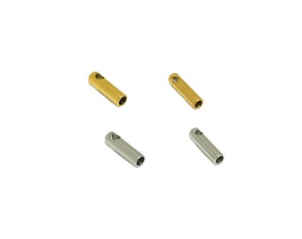 Barrel Cord End Caps, Steel Tassel End Caps,  Steel Mini Cord End,  Tassel Barrel End, Cord End Caps, Gold Tone Plated